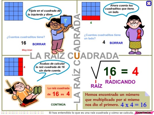 http://www3.gobiernodecanarias.org/medusa/eltanquematematico/todo_mate/raiz_pp/raizc_e_p.html